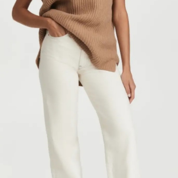 Ganni Tan Ribbed Turtleneck Sweater - Picture 5 of 11